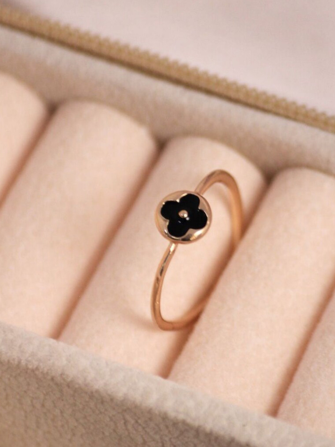 

SALTY Salty Electroplated Korean Style Adjustable Finger Ring, Gold