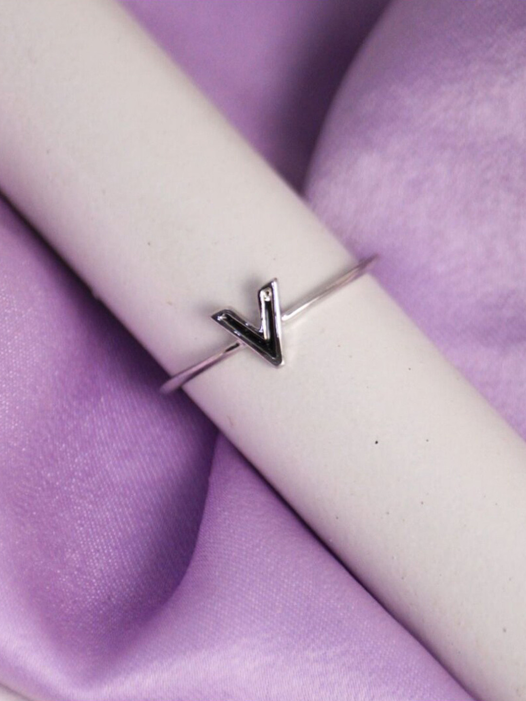 

SALTY Adjustable Finger Ring, Silver