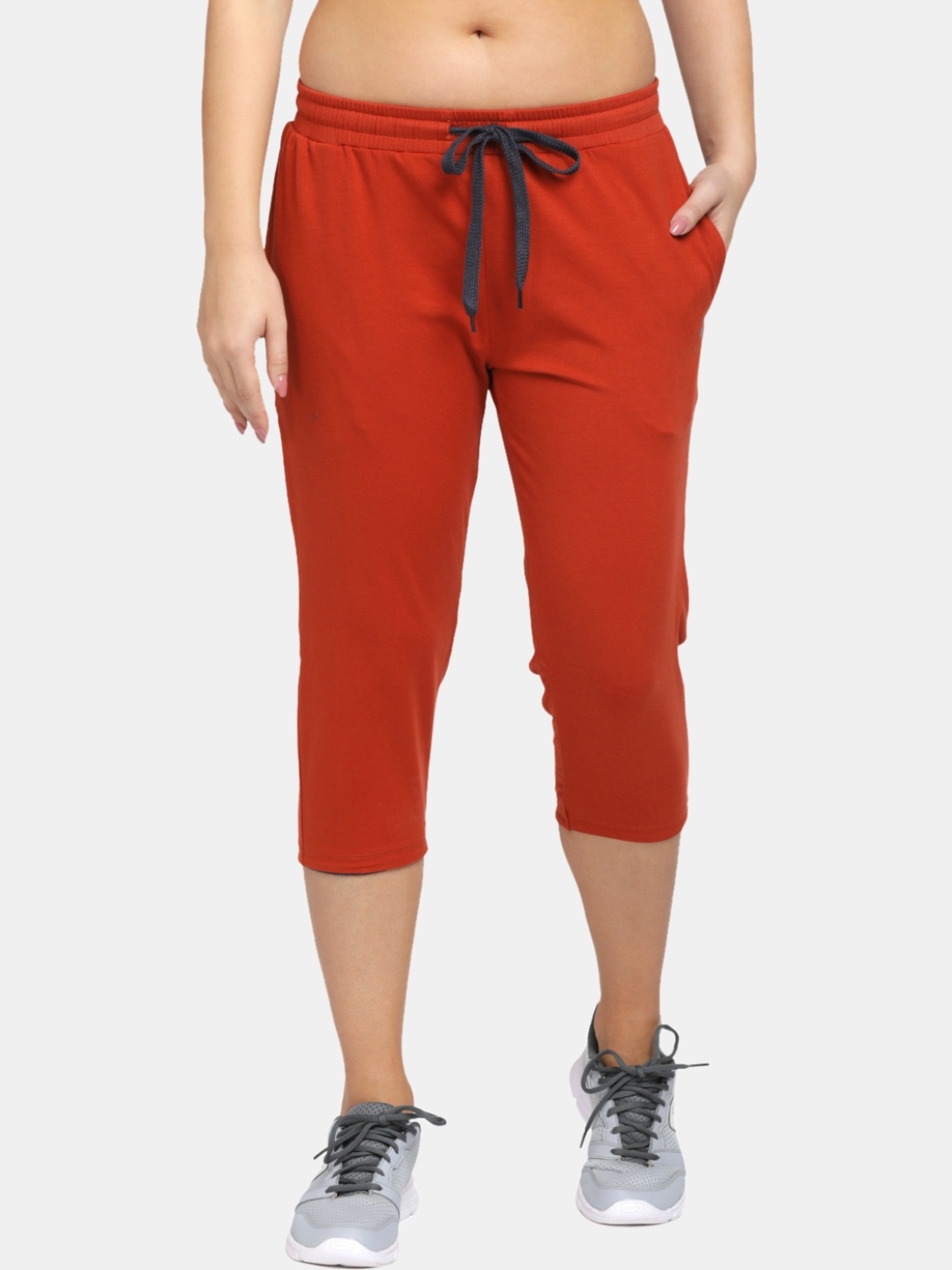 

Lovable Sport Women Mid-Rise Capris, Orange