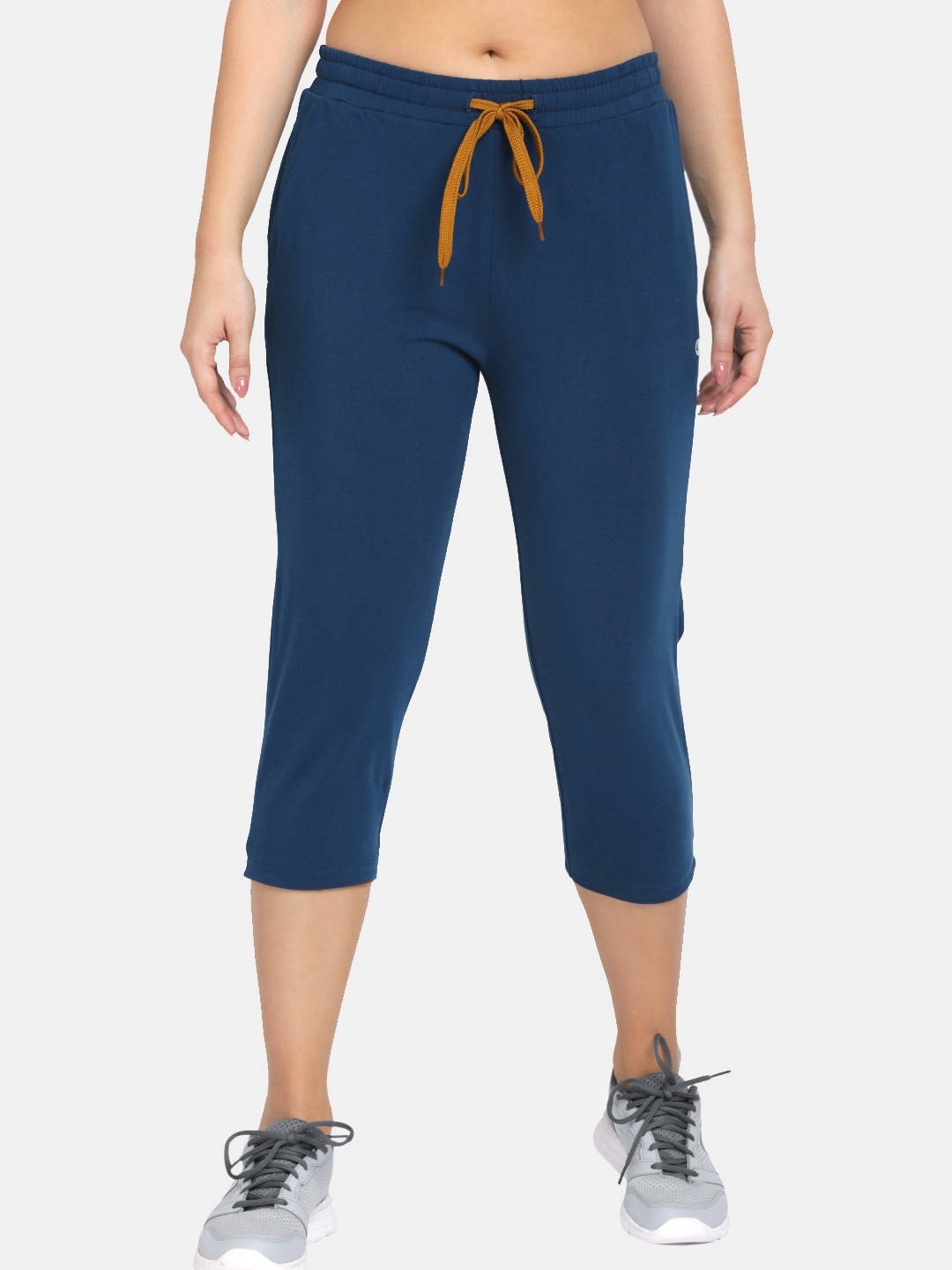 

Lovable Sport Women Mid-Rise Capris, Blue
