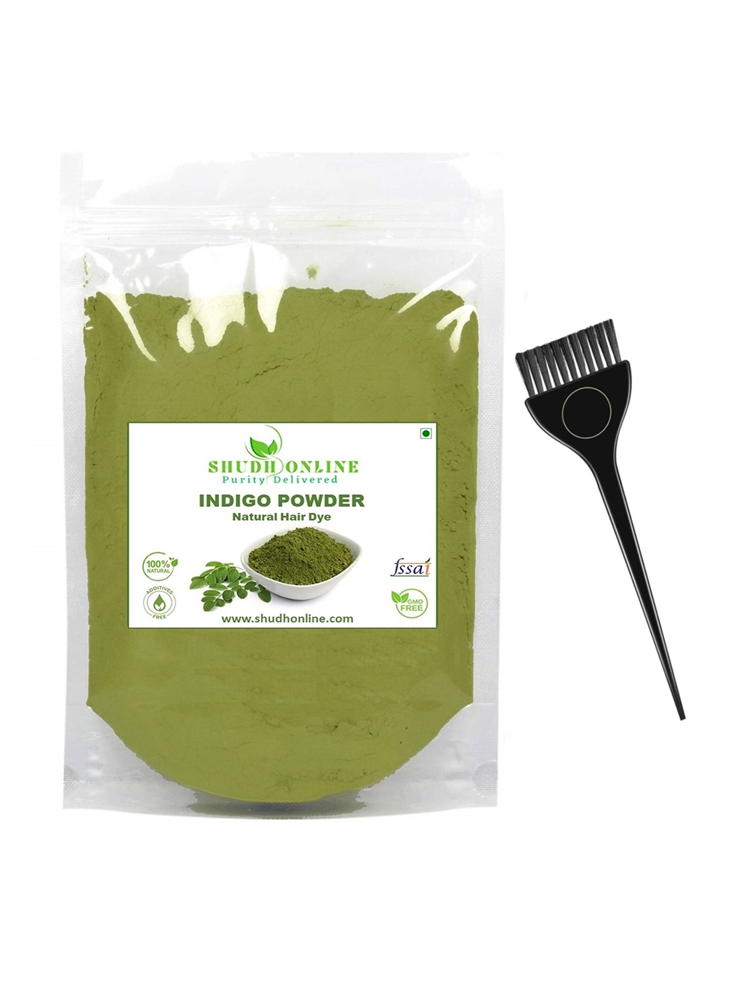 

Shudh Online 100% Natural & Organic No Ammonia Indigo Powder Hair Dye - 2Kg, Green