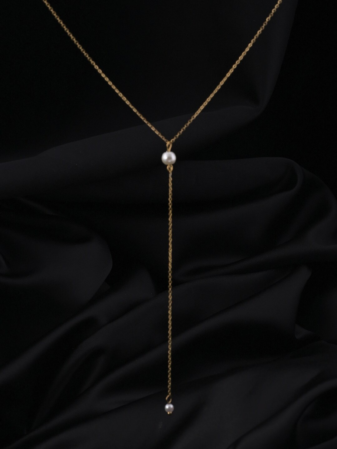

PALMONAS Gold-Plated Pearls Chain