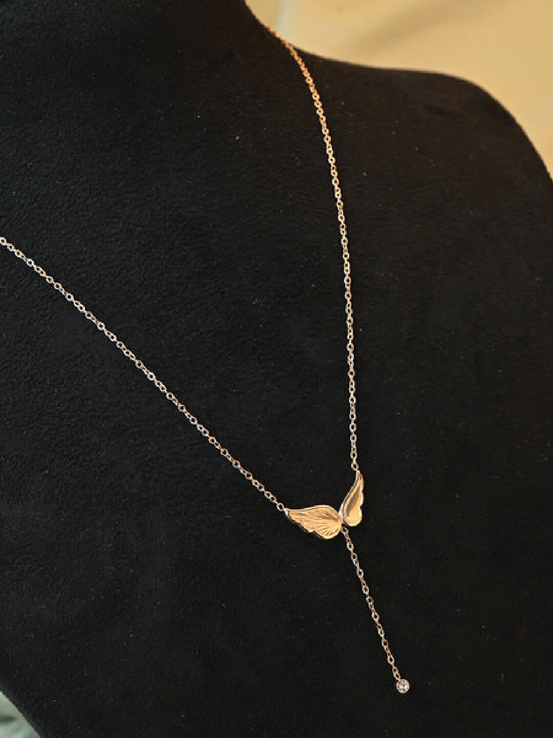 

PALMONAS Gold-Plated Minimal Chain, Rose gold