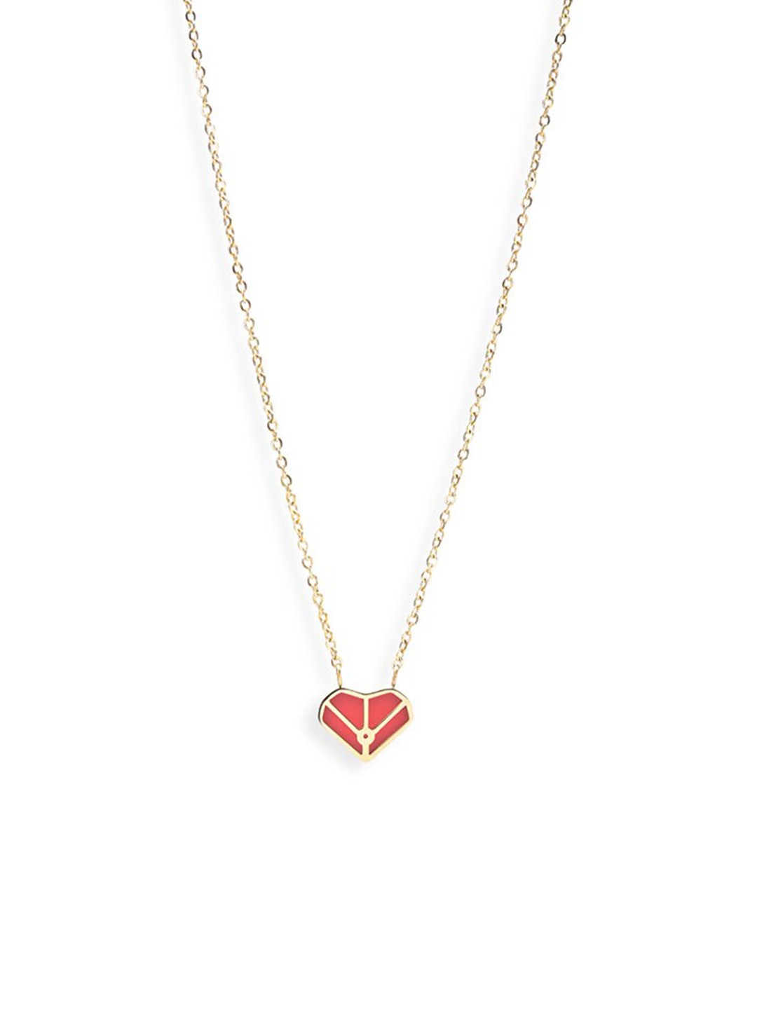 

PALMONAS Gold Plated Heart Minimal Chain