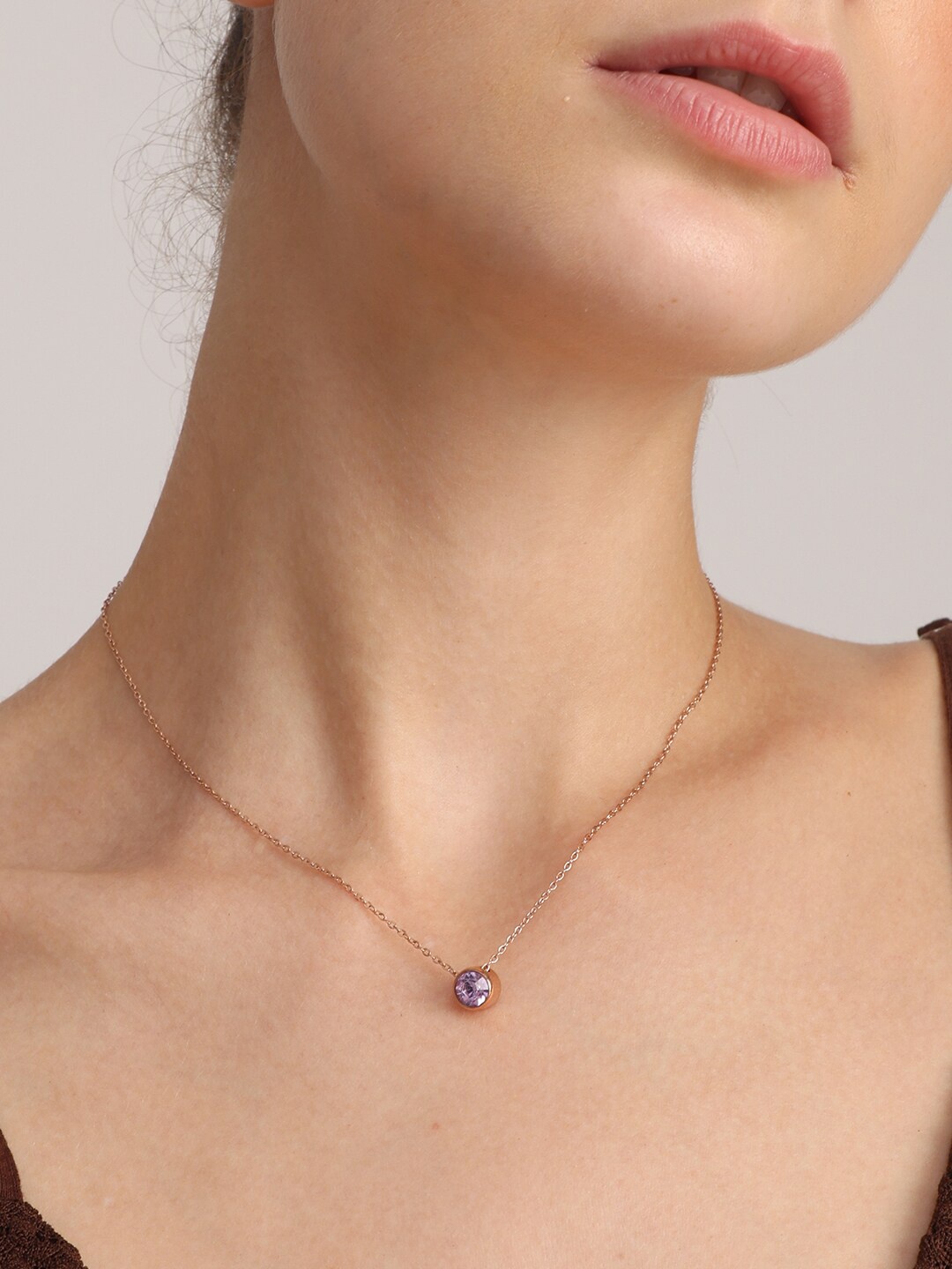 

PALMONAS 18K Gold Plated Chain, Rose gold