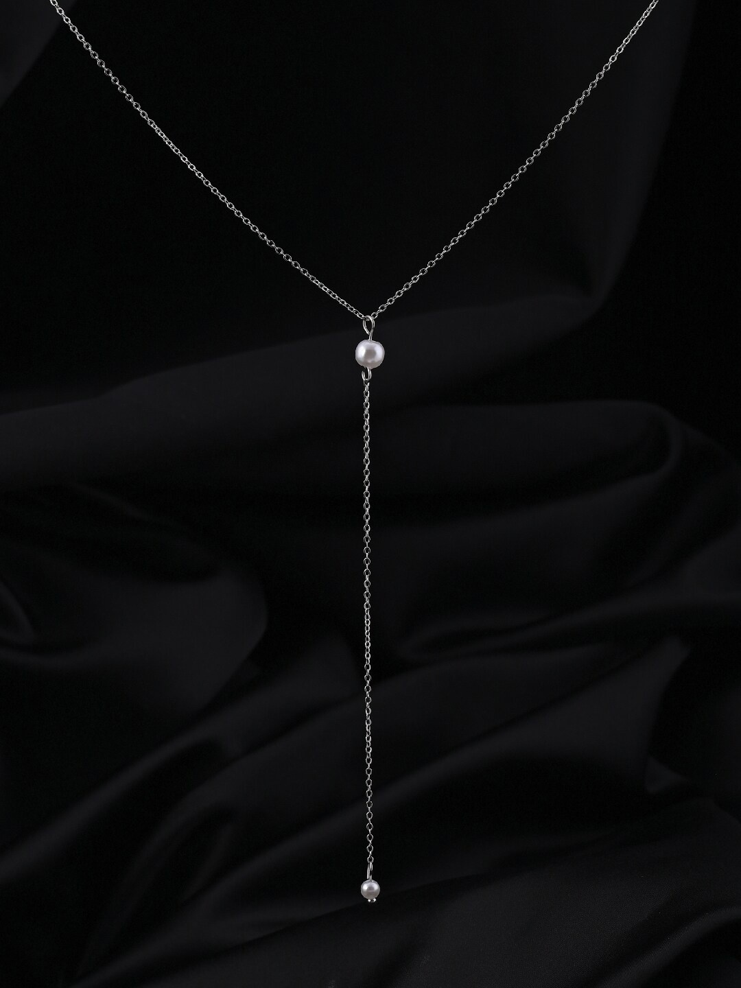 

PALMONAS Gold-Plated Necklace, Silver