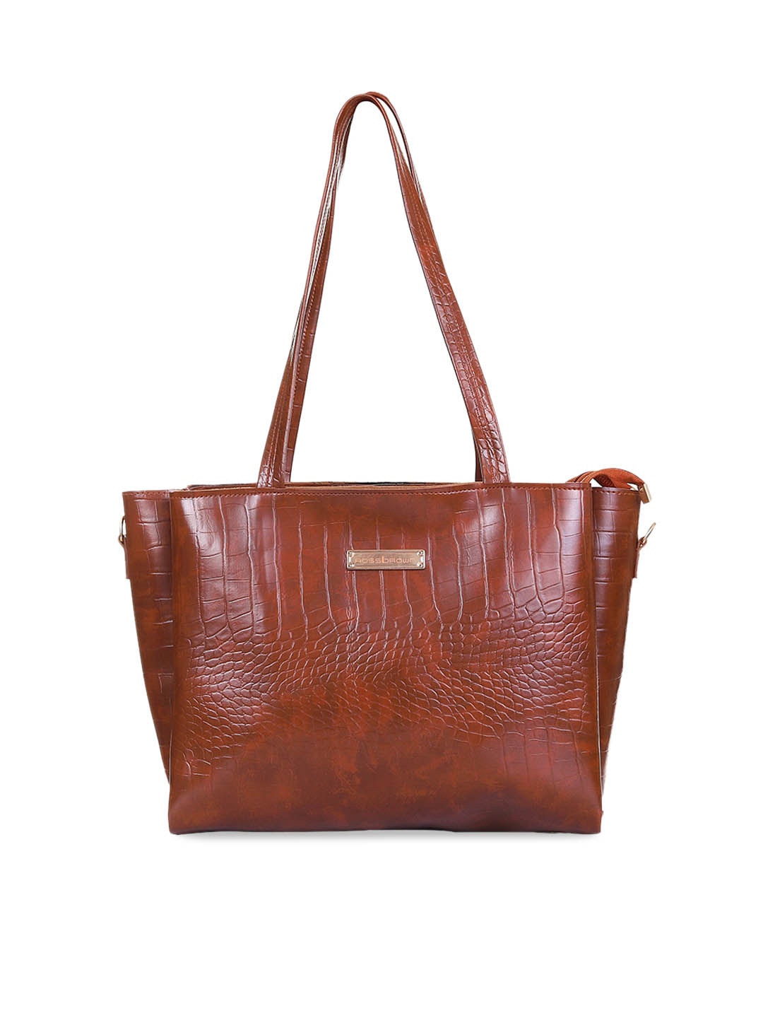 

ROSS BROWN Textured Structured Handheld Bag