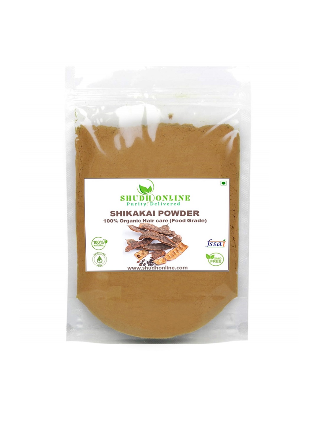 

Shudh Online Natural Organic Shikakai Powder - 2000 g, Brown