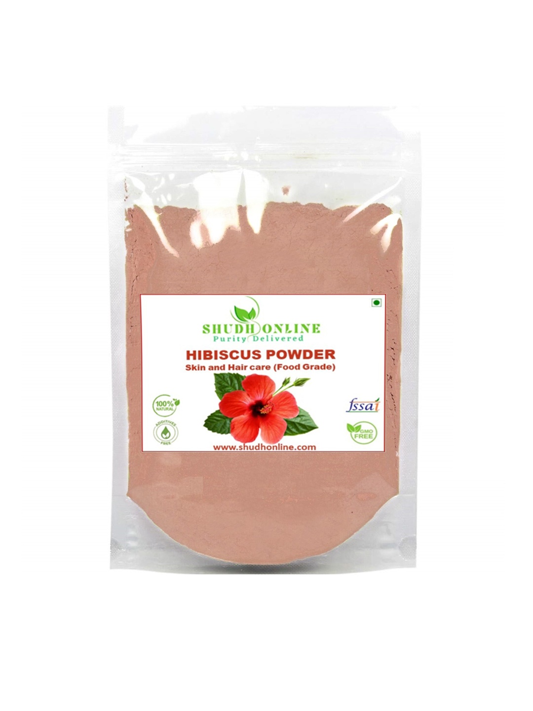 

Shudh Online 100% Natural Hibiscus Powder For Skin & Hair Care - 1Kg, Brown
