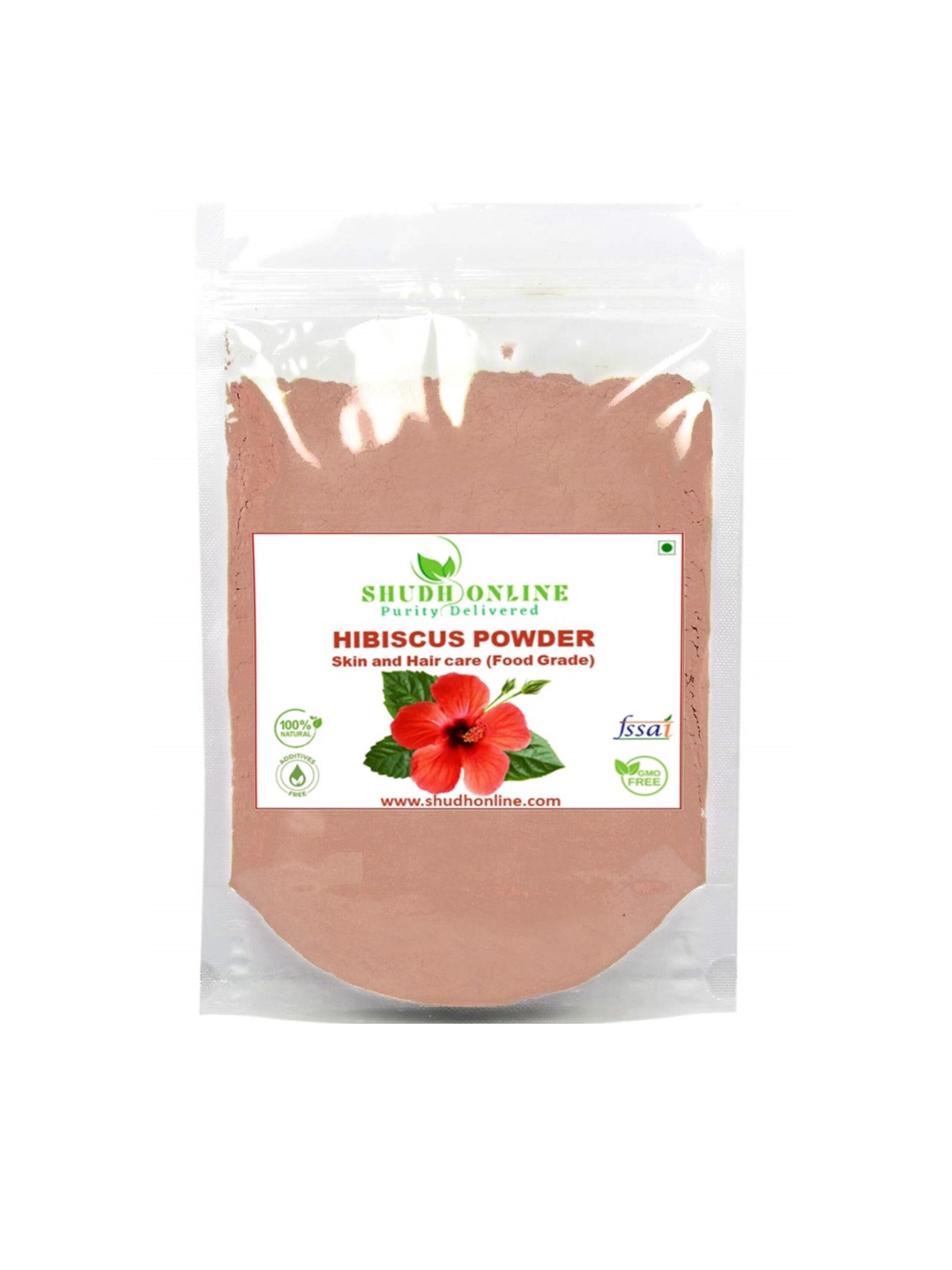 

Shudh Online 100% Natural Hibiscus Powder For Skin & Hair Care - 100g, Brown