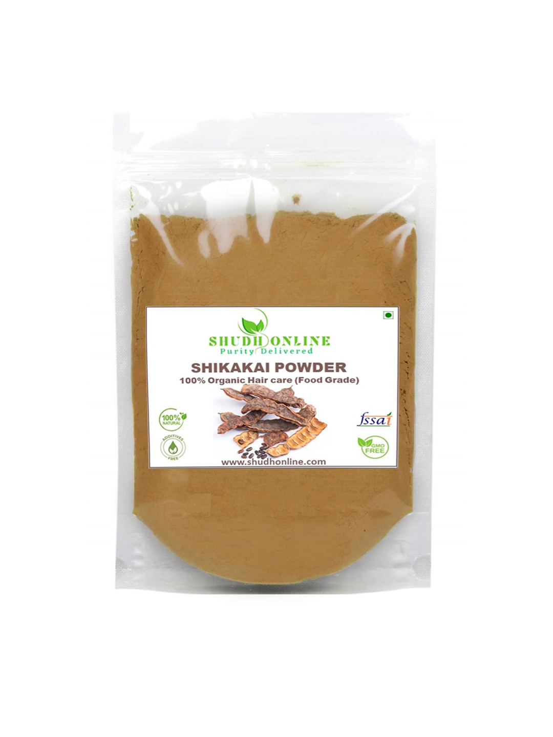 

Shudh Online Natural Organic Shikakai Powder - 200 g, Brown