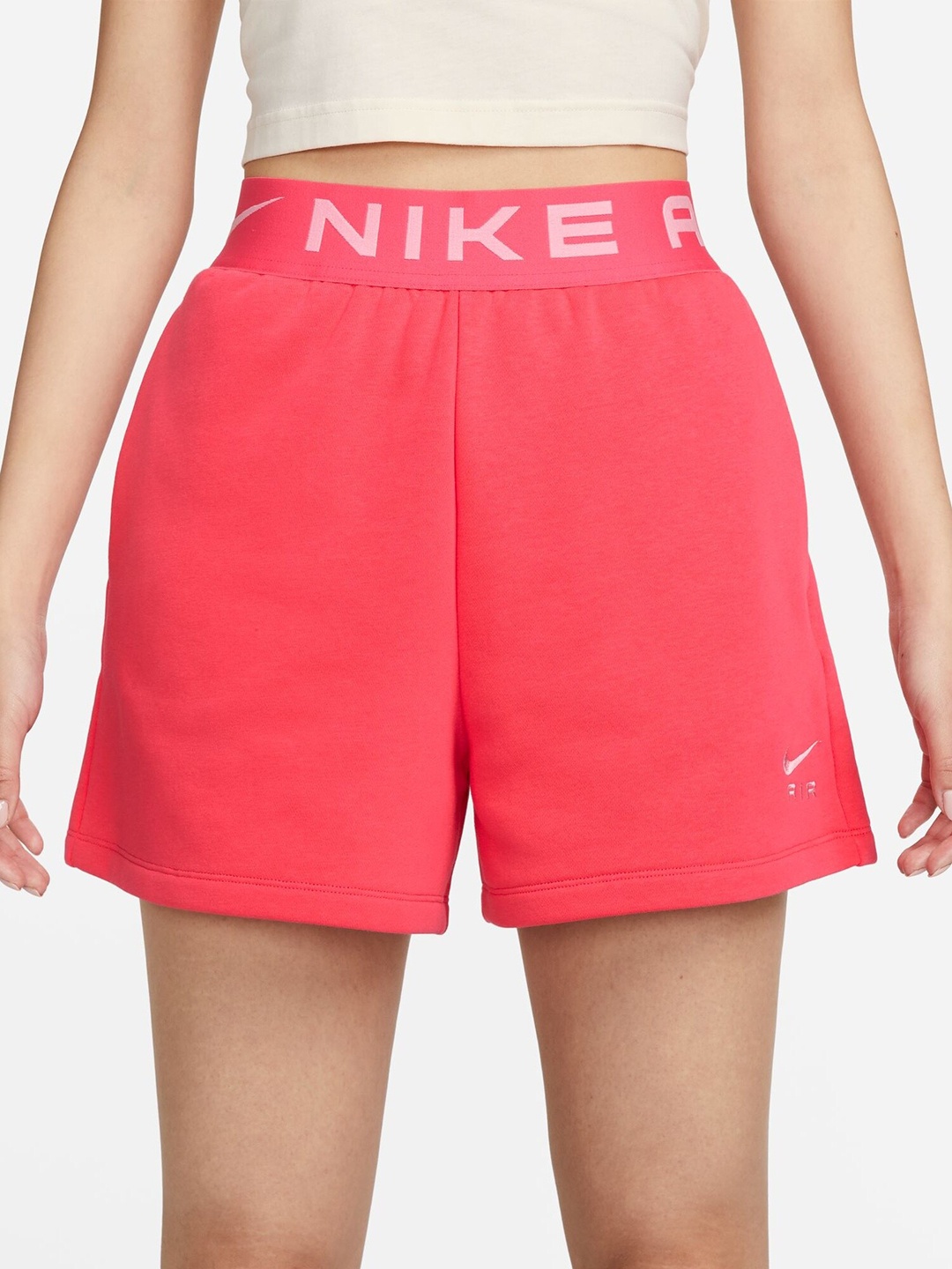 

Nike Women High-Rise Shorts, Red