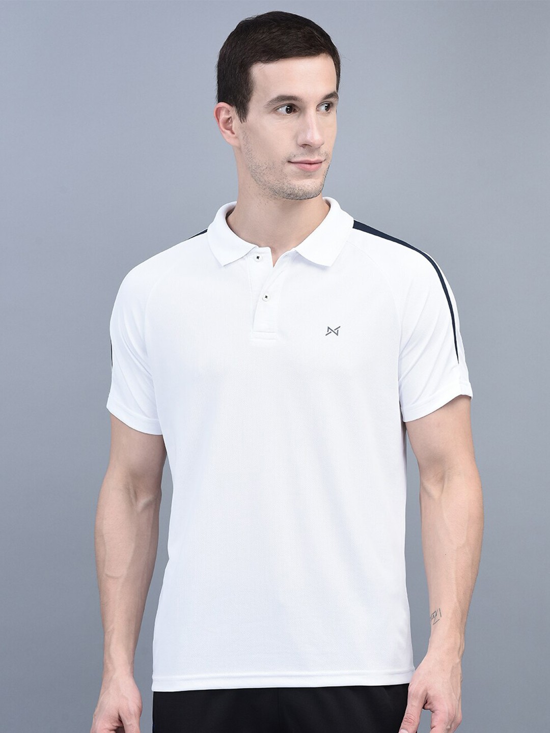 

Force NXT Anti-Viral Anti-Odour Cool Polo Sports T-Shirt, White