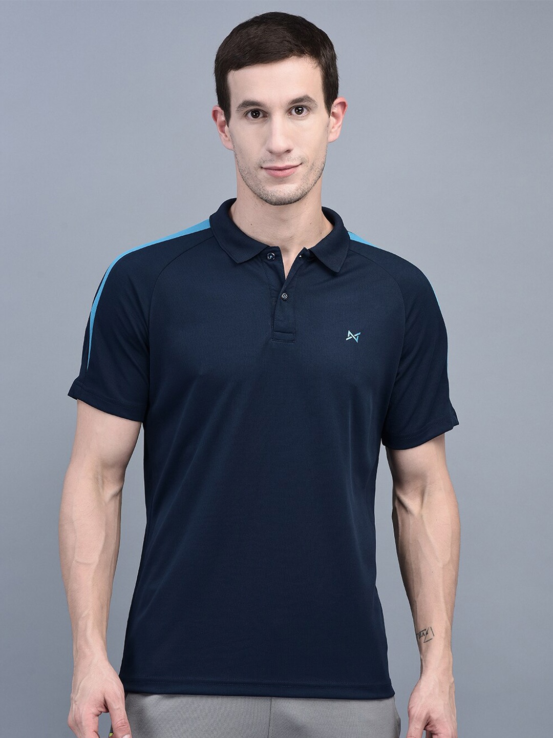 

Force NXT Men Anti-Viral Anti-Odour Polo Sports T-shirt, Blue