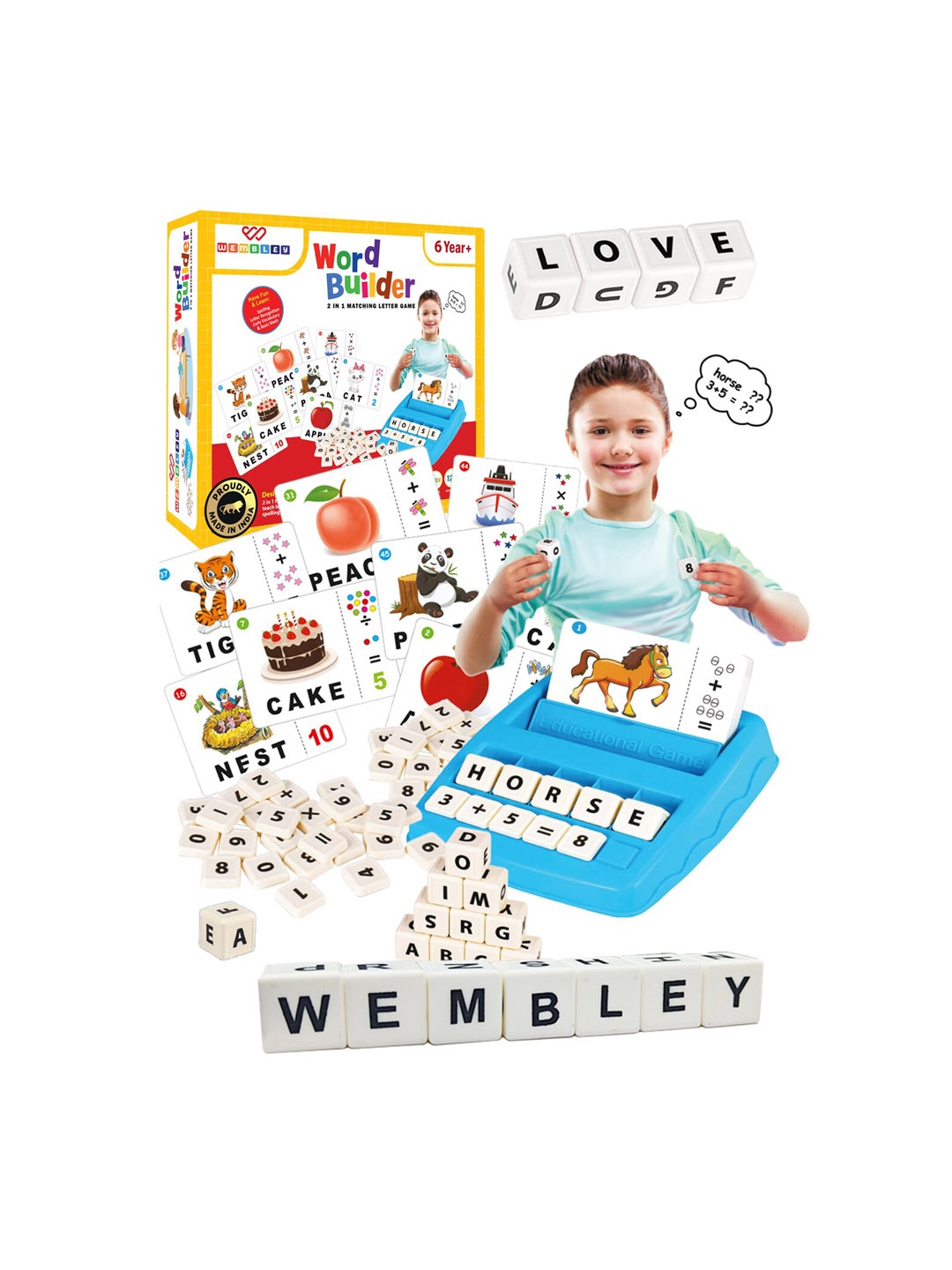 

WEMBLEY Educational Learning and Development Toys, Blue