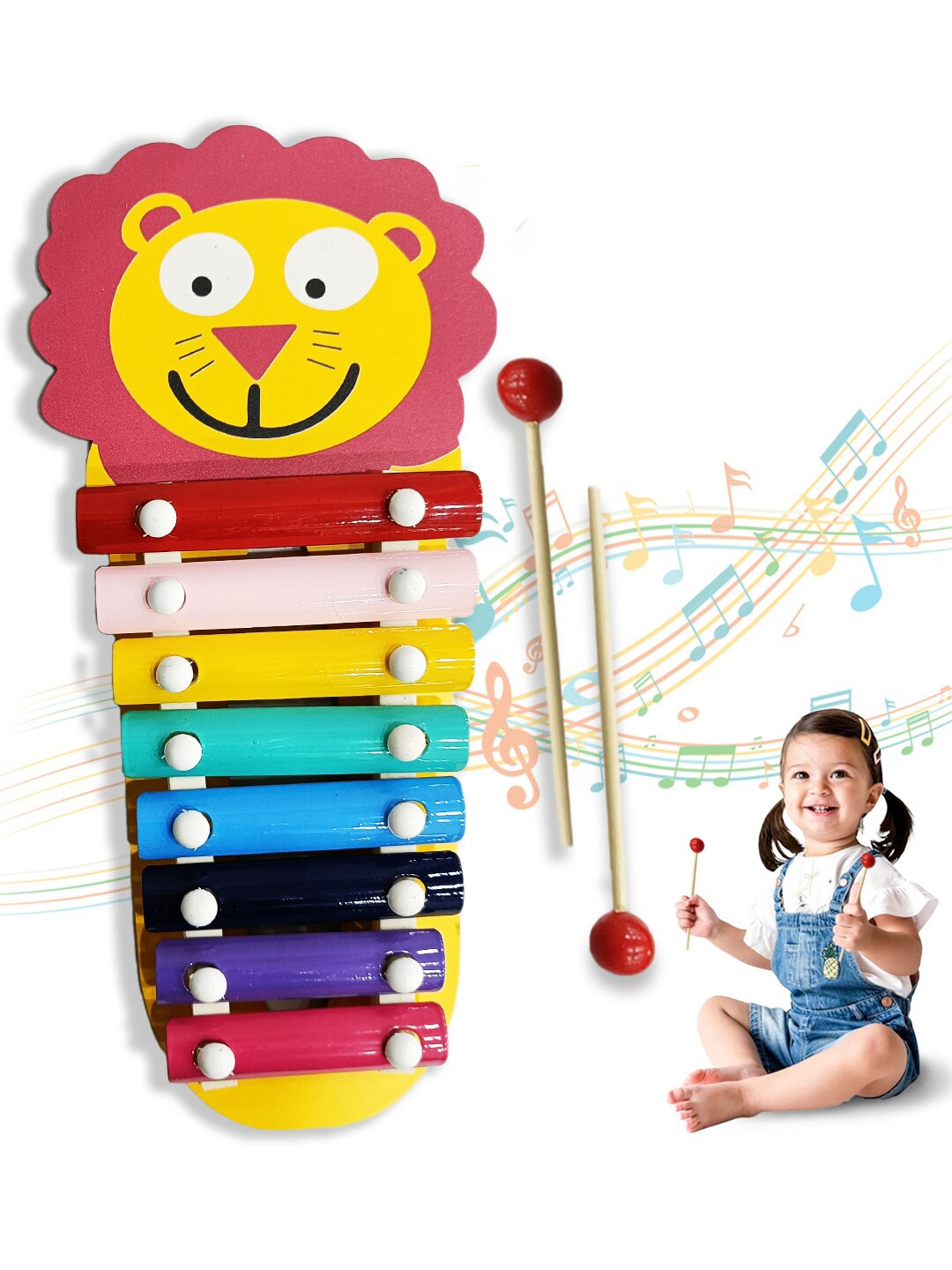 

WEMBLEY Kids Musical Instrument Piano Toy, Yellow