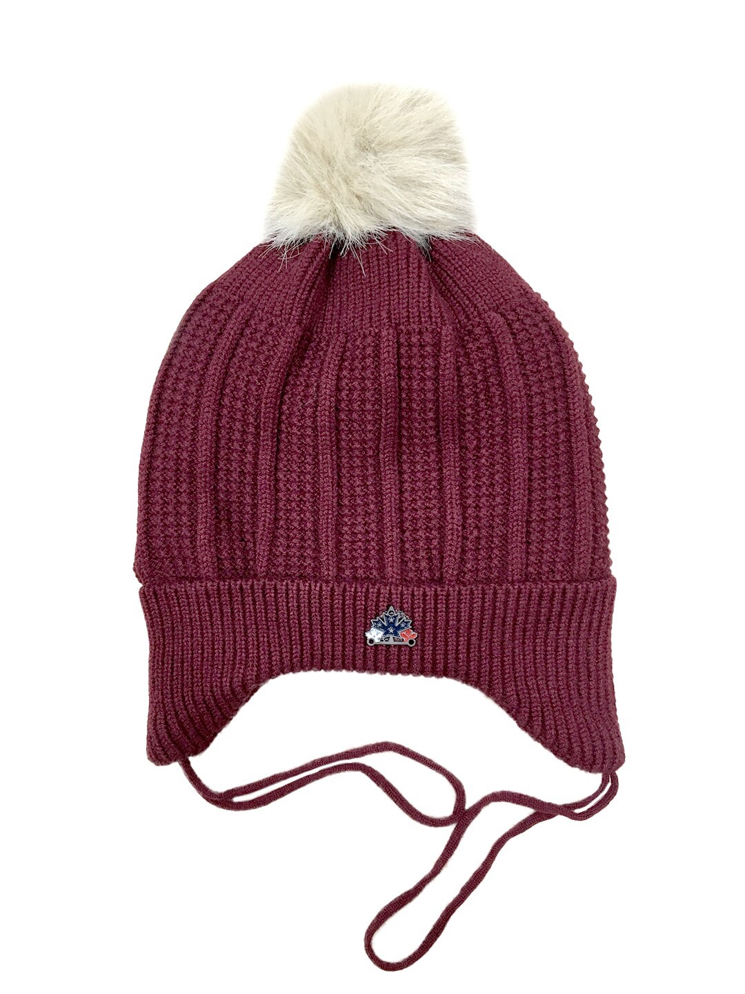 

Gajraj Unisex Kids Woollen Beanie, Maroon