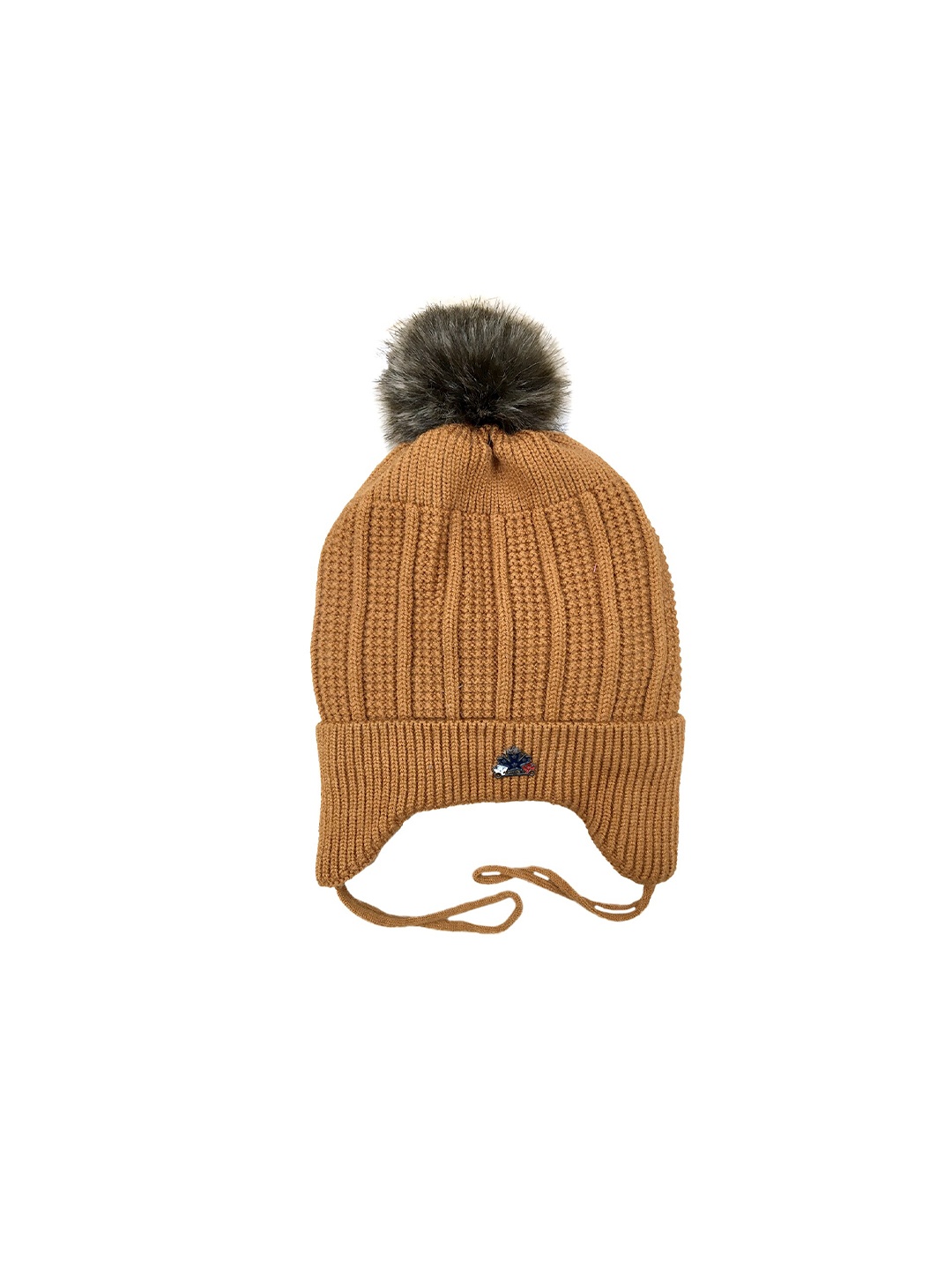 

Gajraj Unisex Kids Woollen Beanie, Mustard