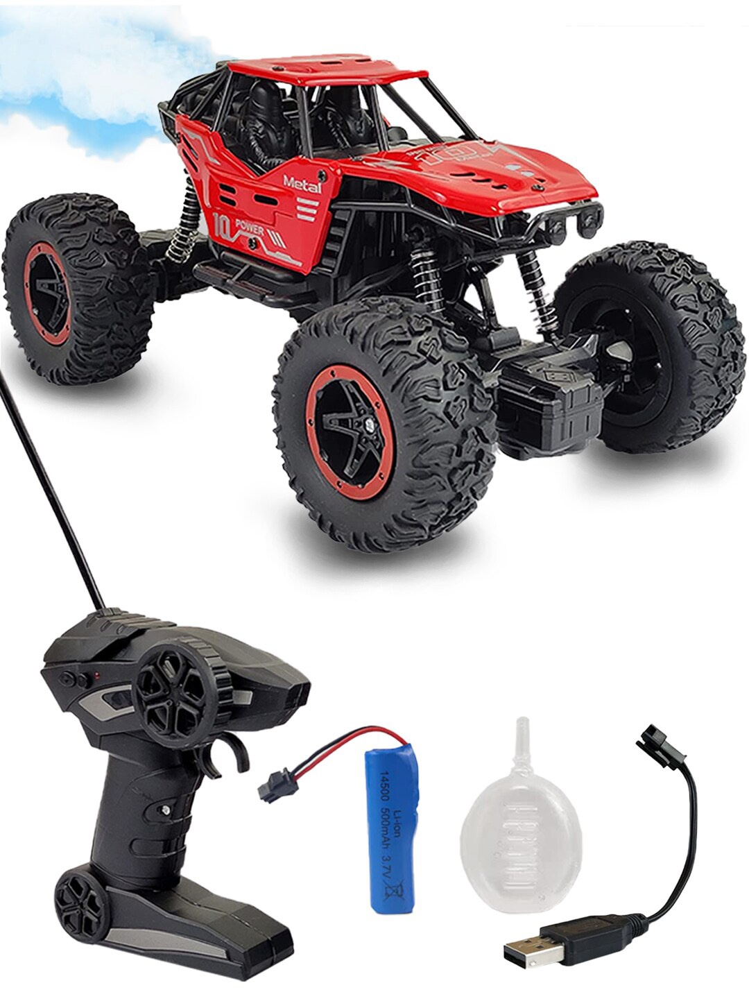 

WEMBLEY Kids RC Car High-Speed Truck, Red