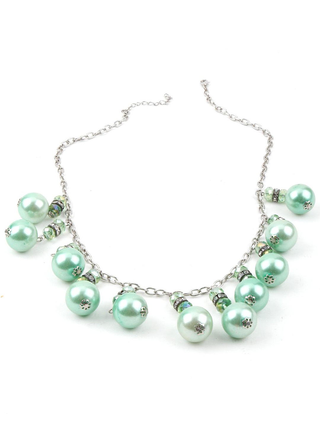 

ODETTE Silver-Plated Beaded Necklace