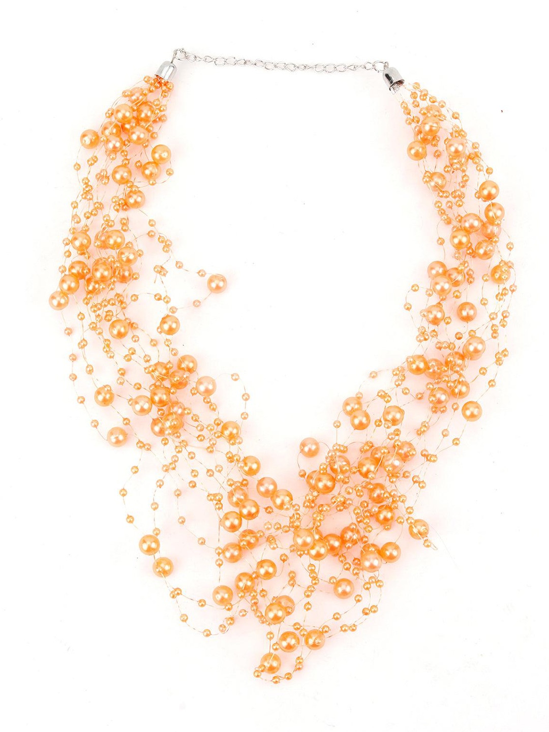 

ODETTE Layering-Beaded Necklace, Silver
