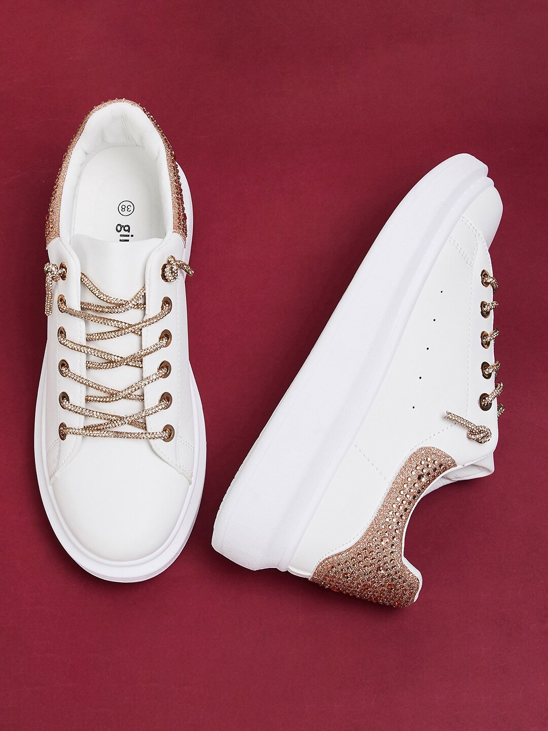 

Ginger by Lifestyle Women Embellished Sneakers, Blue