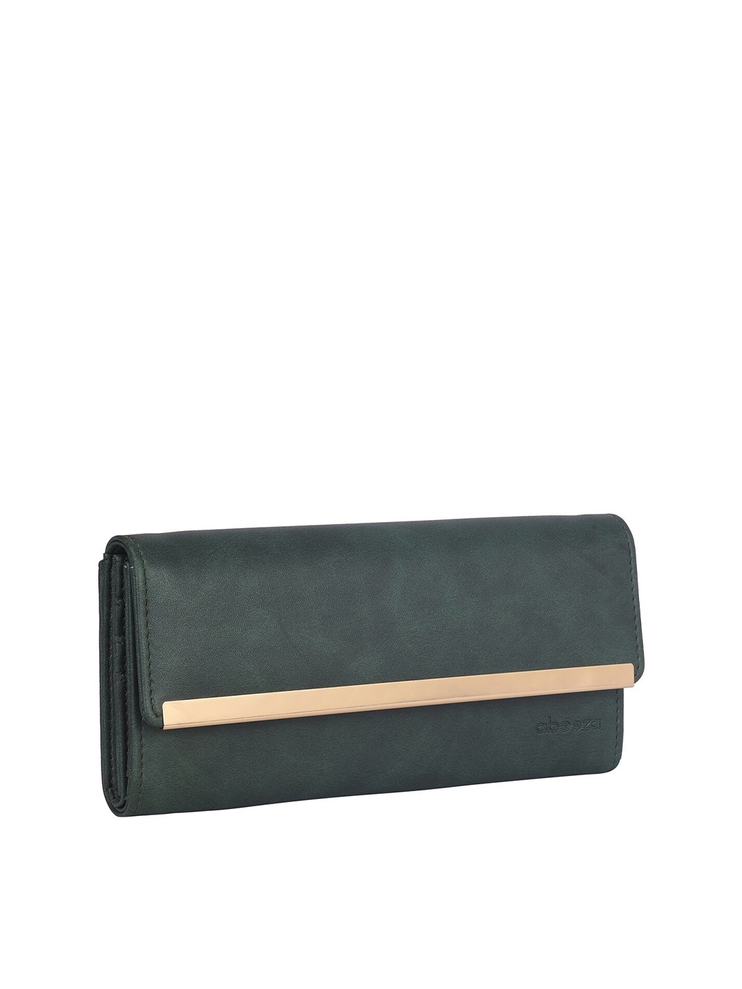 

abeeza Leather Two Fold Wallet, Green