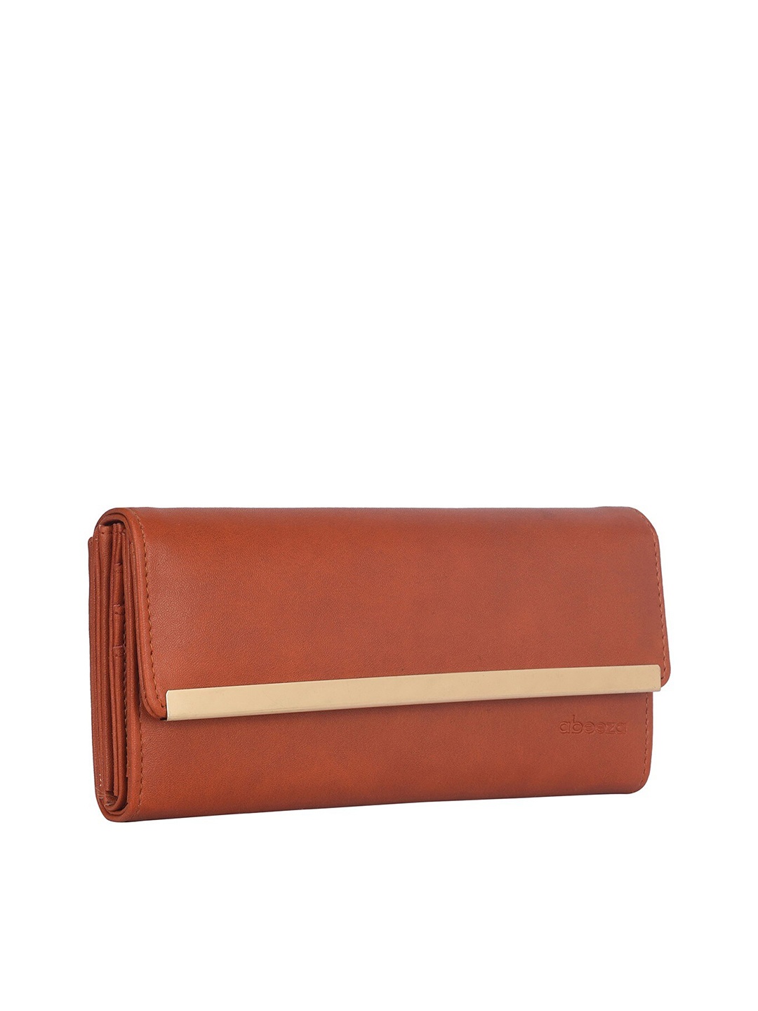 

abeeza Leather Two Fold Wallet, Brown