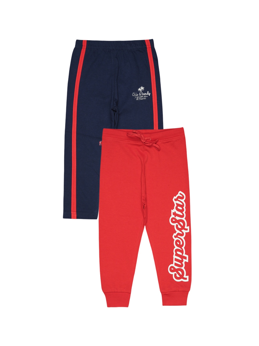 

Bodycare Boys Pack Of 2 Mid Rise Joggers, Red