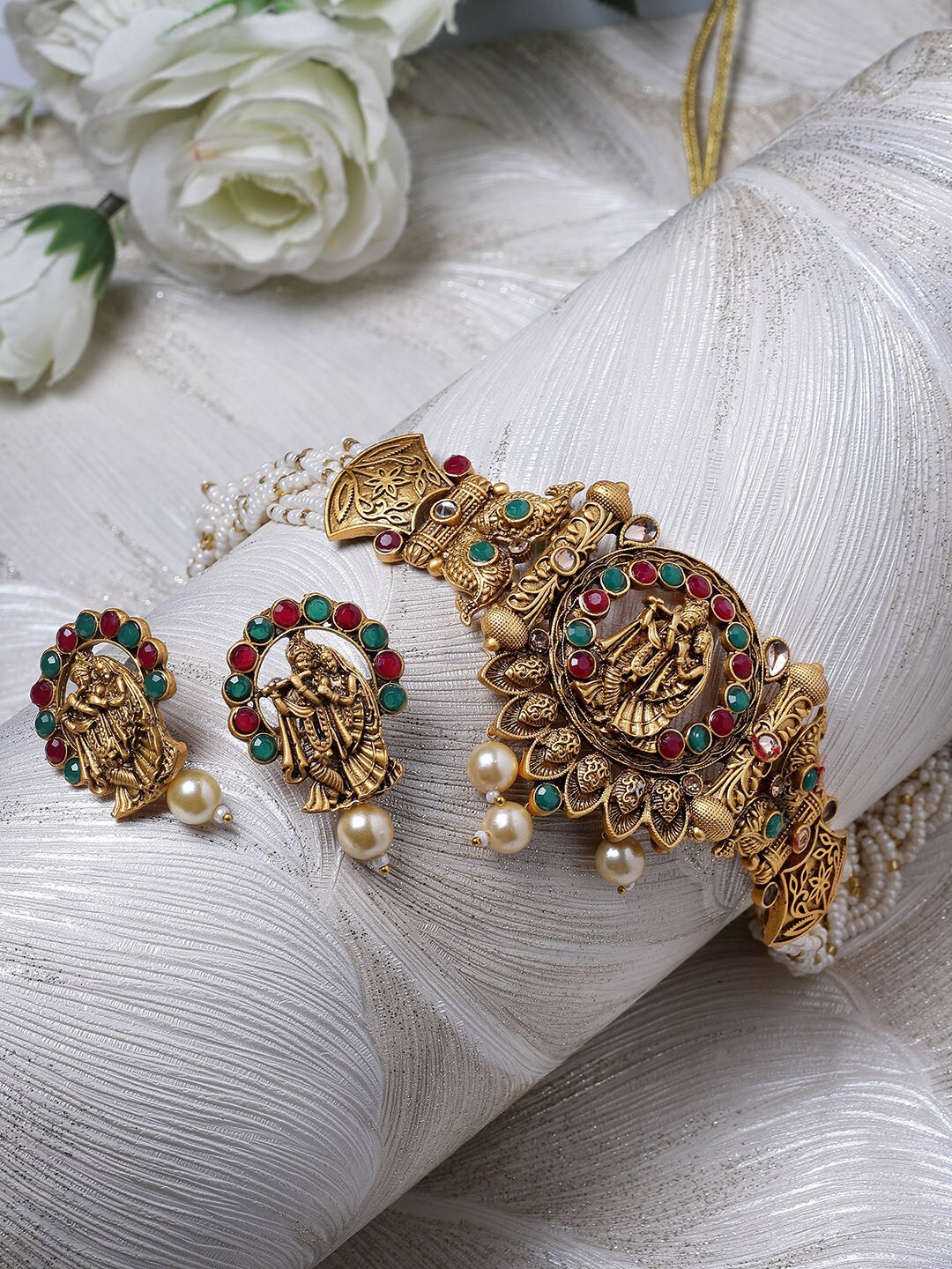 

Sukkhi Gold Plated & Stone Studded Jewellery Set