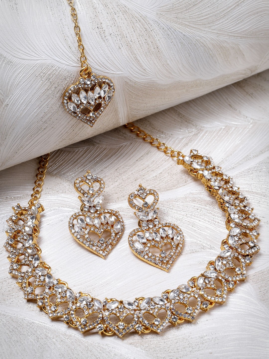 

Sukkhi Gold Plated AD Studded Jewellery Set