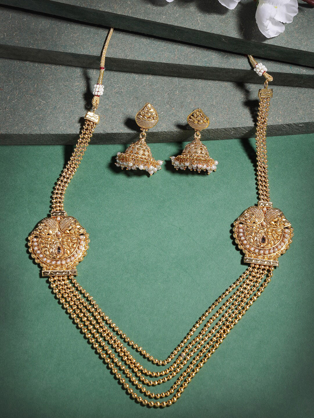 

Sukkhi Gold Plated & Beaded Jewellery Set