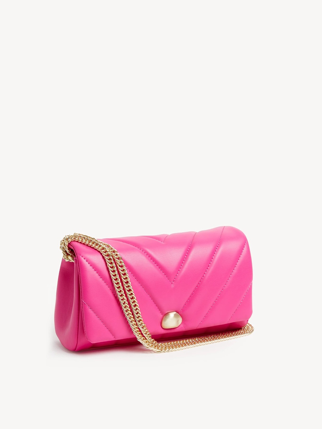 

Marks & Spencer Structured Sling Bag with Quilted, Pink