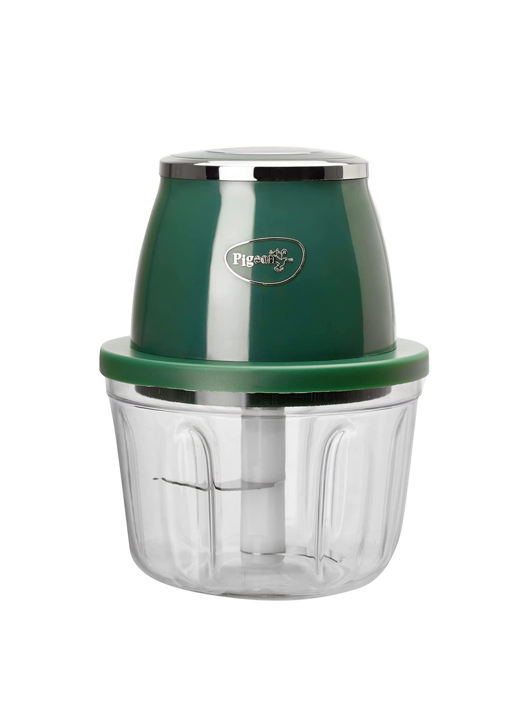 

Pigeon Zoom Green Electric Handy Chopper With 3 Blades - 350 ml