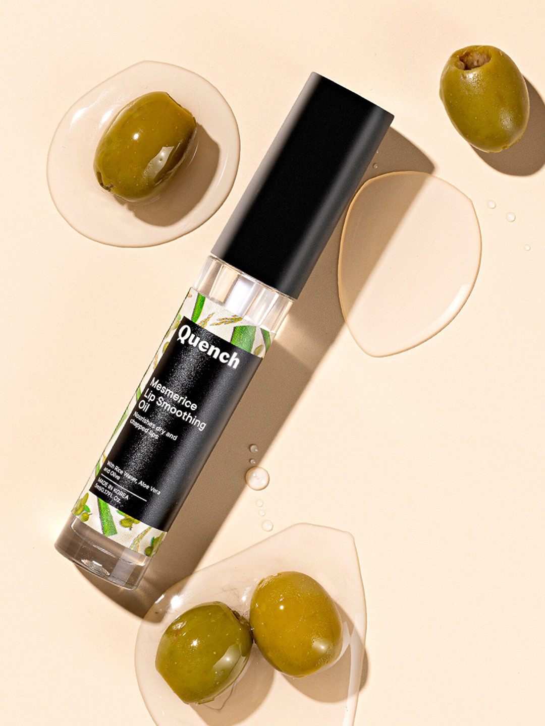

Quench Mesmerice Lip Smoothing Oil (Clear) - 5ml, Transparent