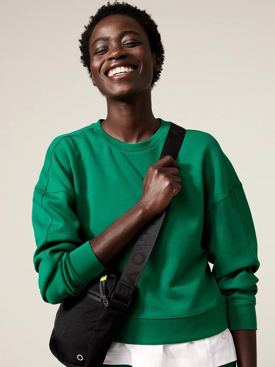 

Marks & Spencer Round Neck Sweatshirt, Green