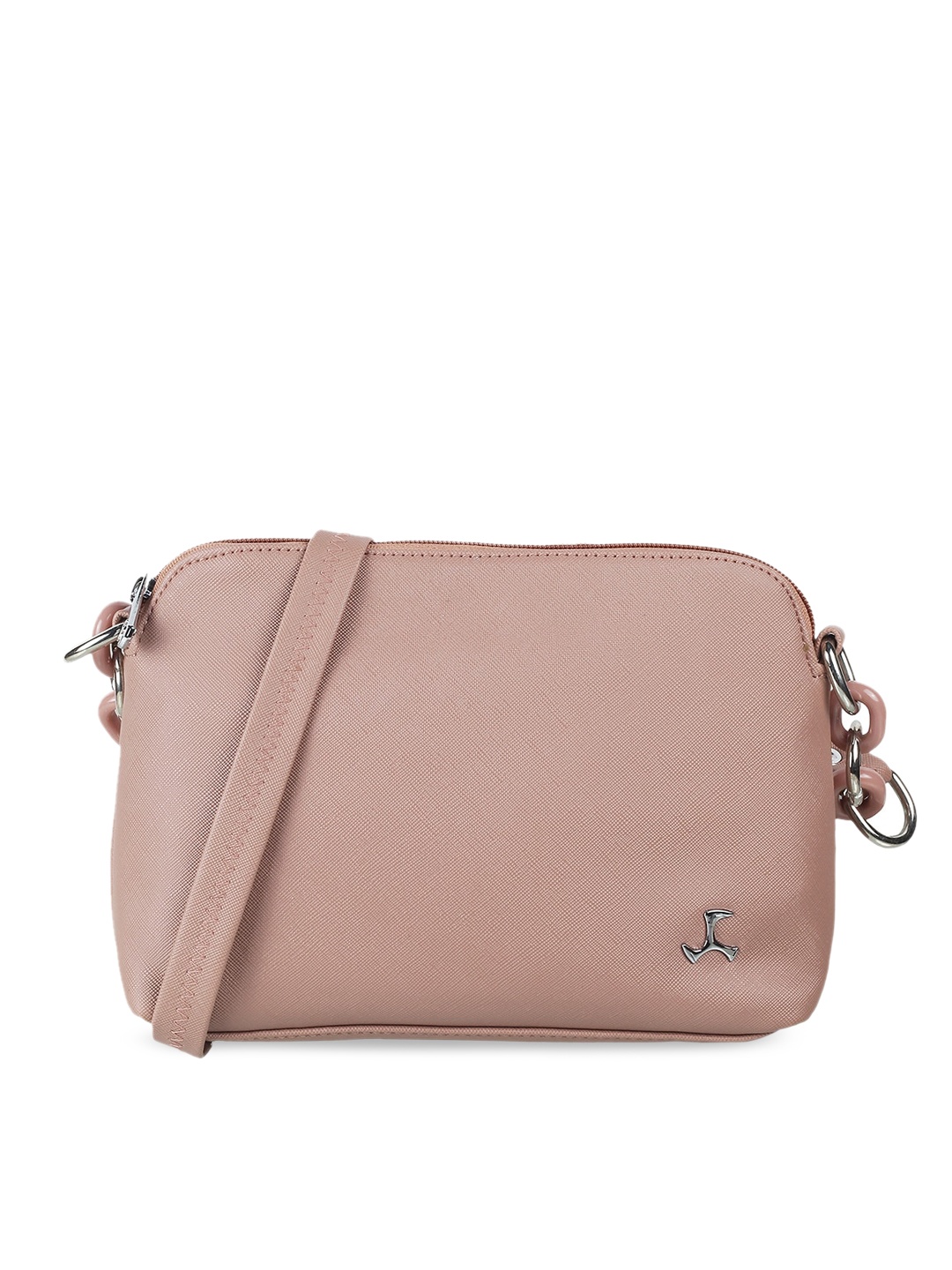 

Mochi Structured Sling Bag, Beige