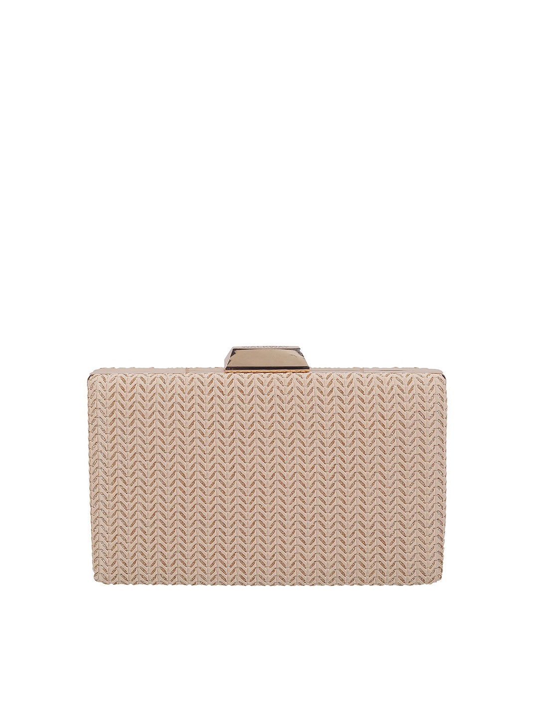 

WALKWAY by Metro Embellished Box Clutch, Gold