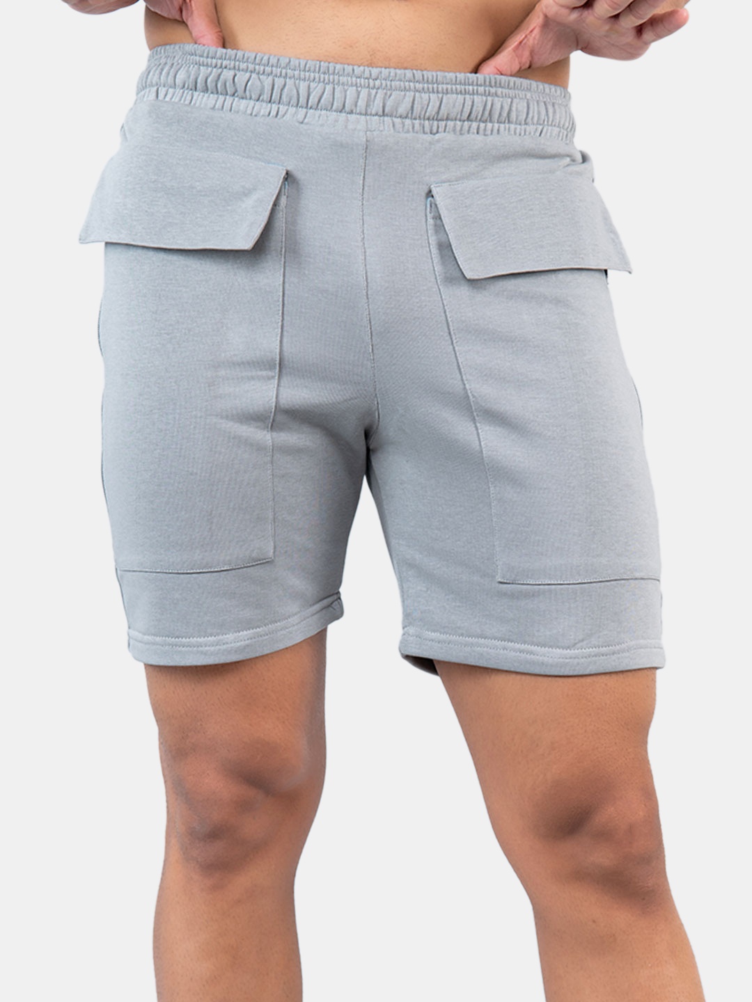 

Tistabene Men Mid-Rise Cotton Shorts, Grey