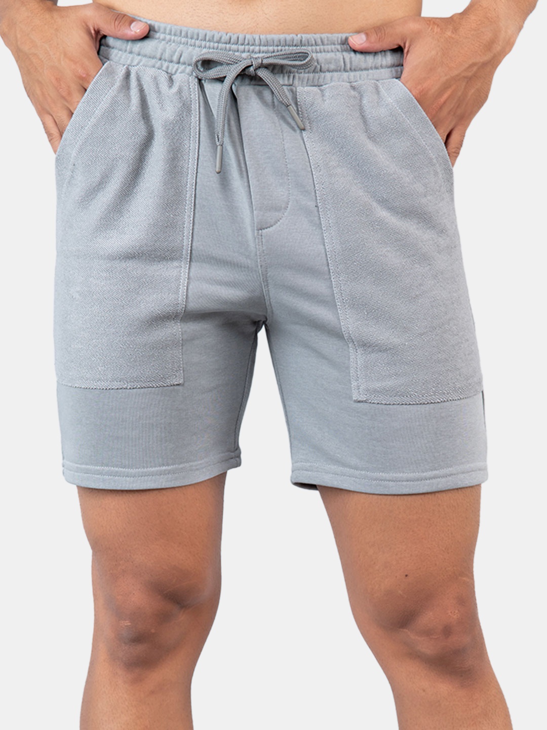 

Tistabene Men Mid-Rise Cotton Shorts, Grey