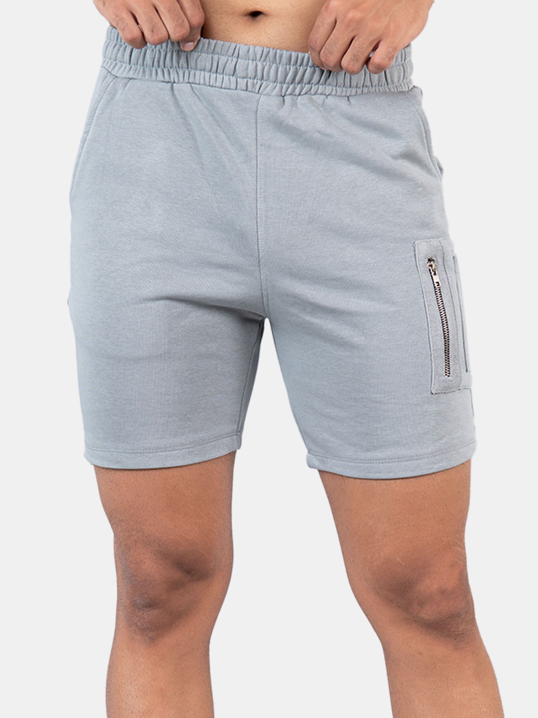 

Tistabene Men Mid-Rise Cotton Shorts, Grey