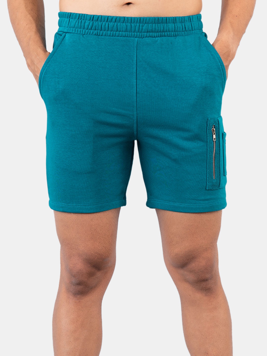 

Tistabene Men Mid-Rise Cotton Shorts, Blue