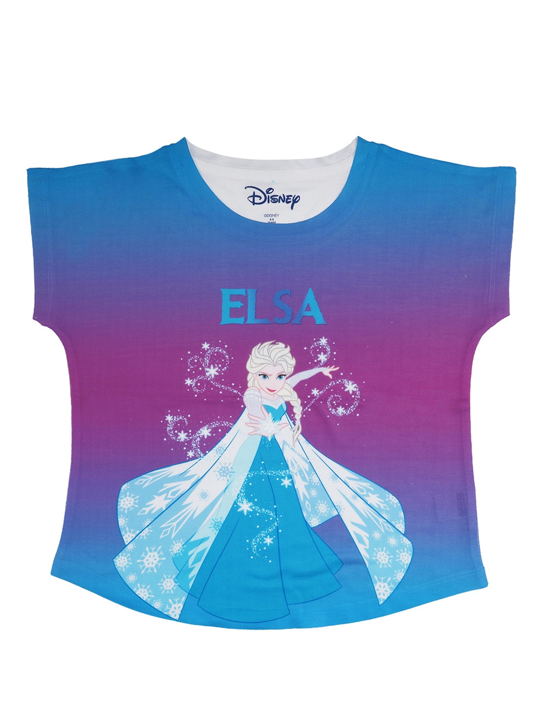 

Disney by Wear Your Mind Blue & Purple Printed Top