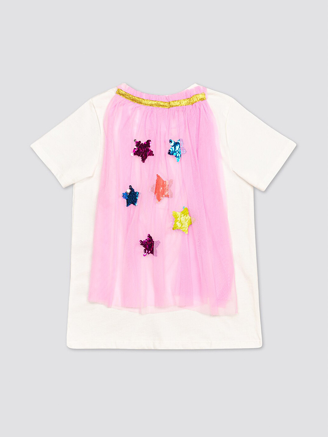 

H By Hamleys Girls Embellished T-shirt, White