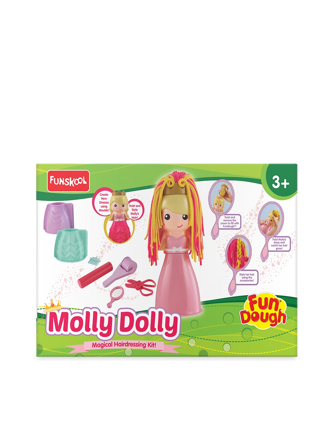 

Fun Dough Molly Dolly Hairdressing Kit for 3+Years, Multi