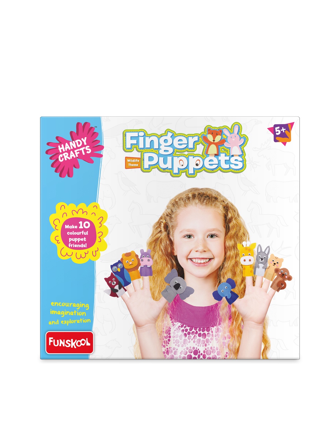 

Handycrafts Finger Puppets for 5+Years, Multi