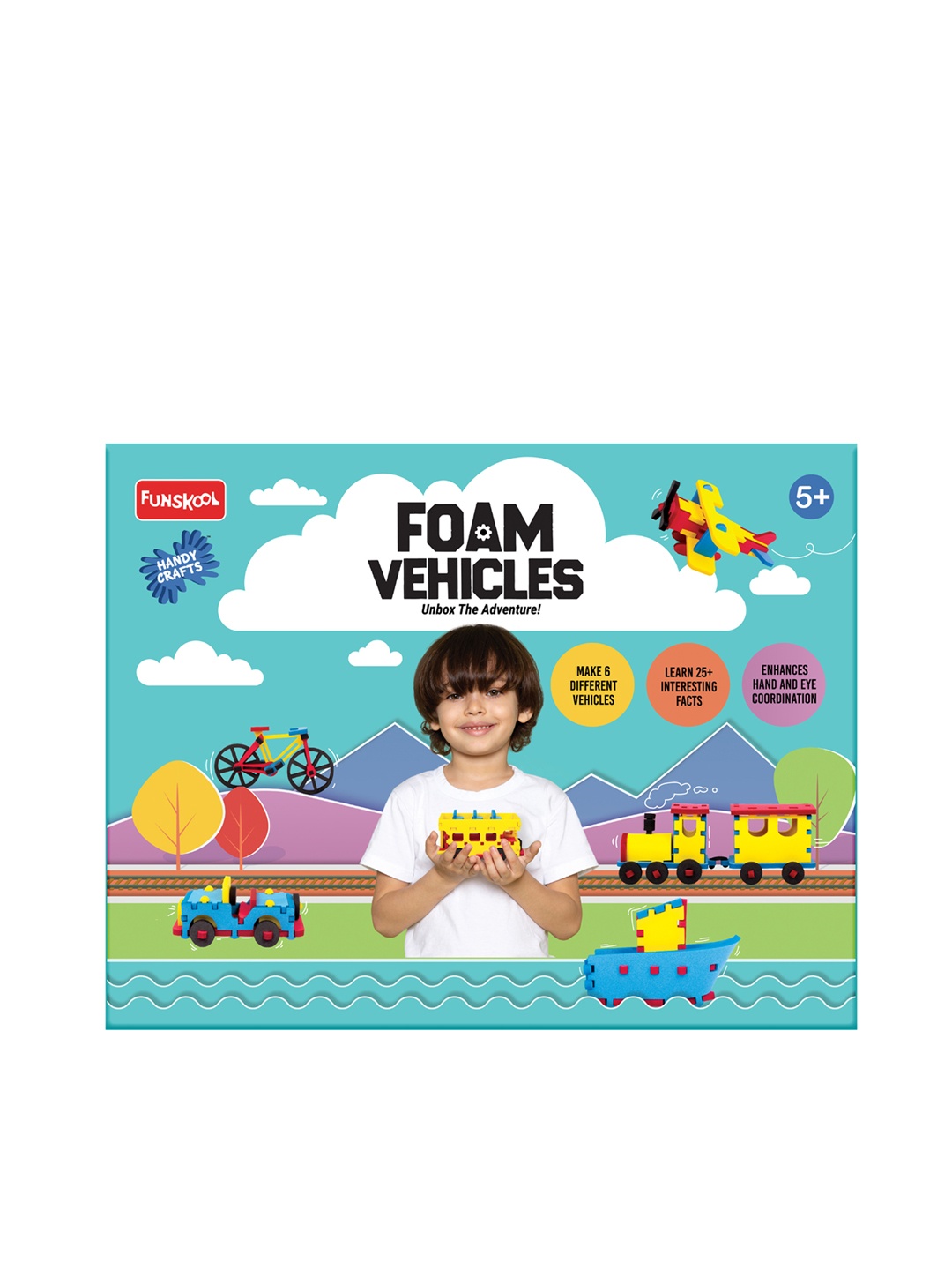 

Handycrafts FOAM VEHICLES for 5+Years, Multi