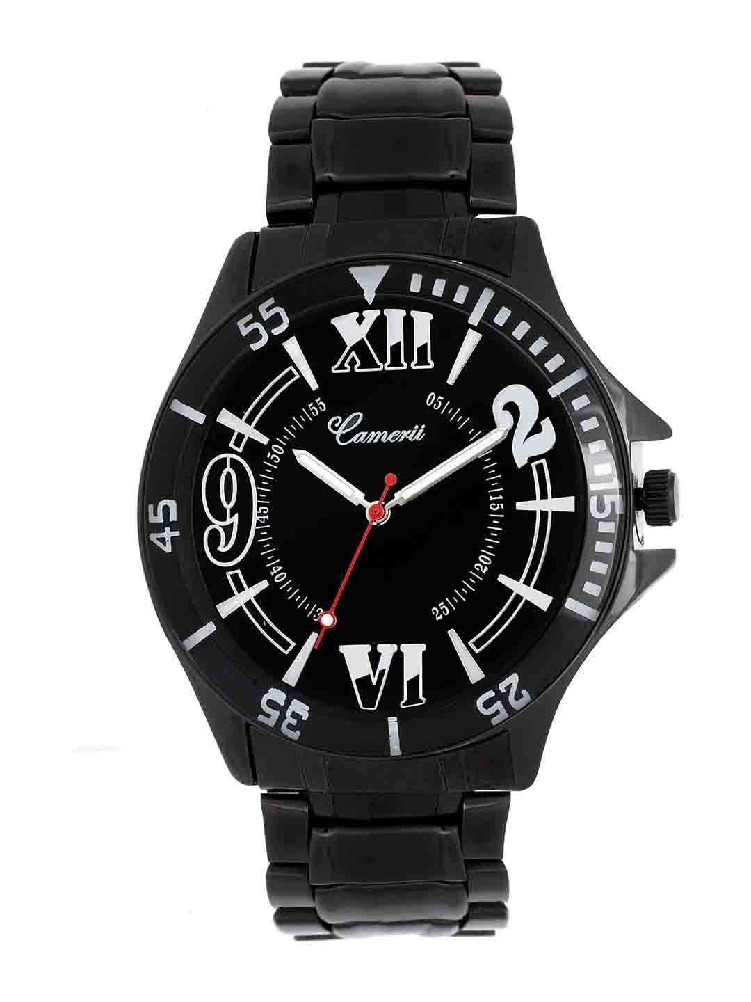 

Camerii Men Black Analogue Watch WM77_L