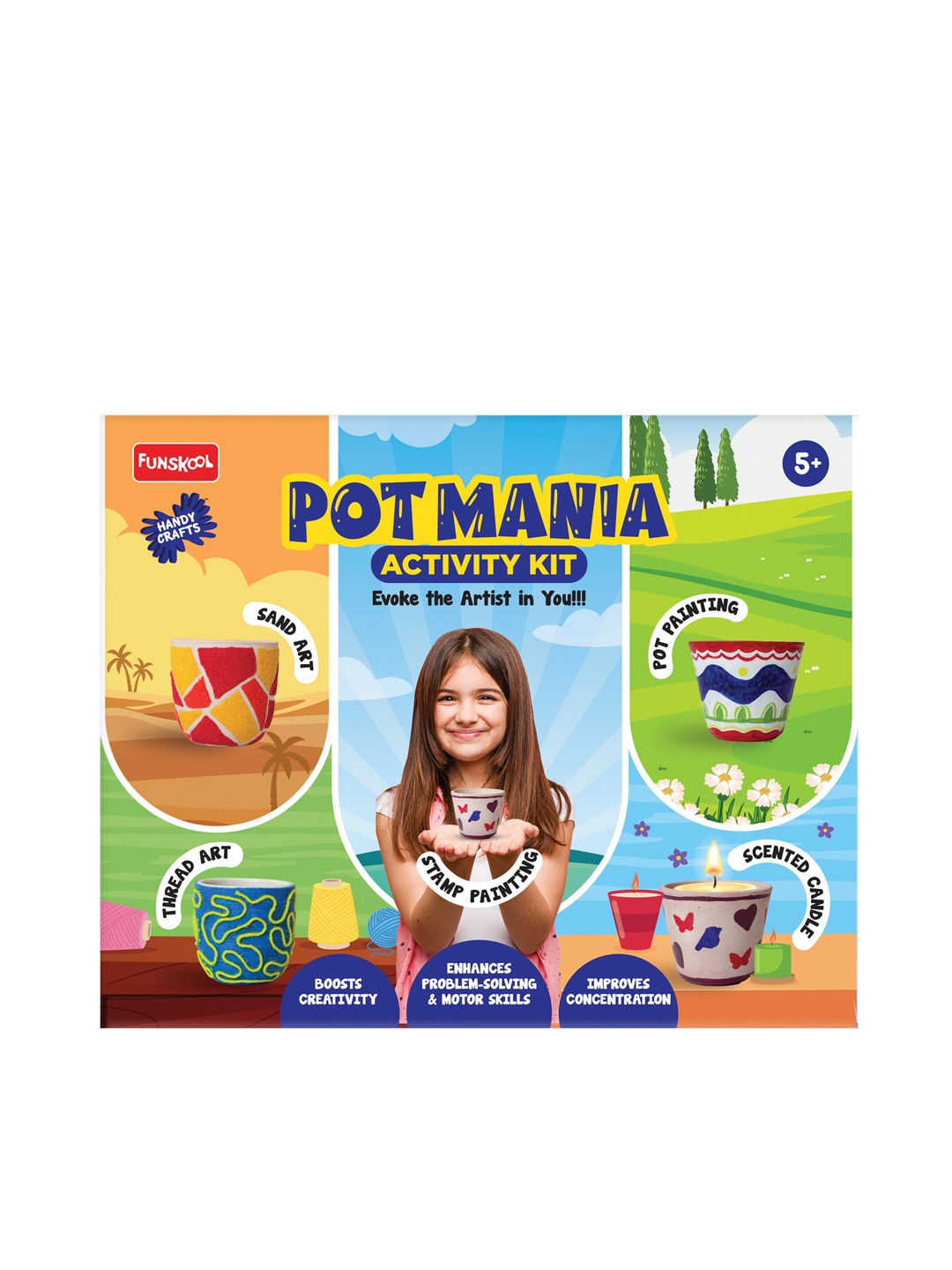 

Handycrafts POT MANIA Activity Kit for 5+ Years, Multi