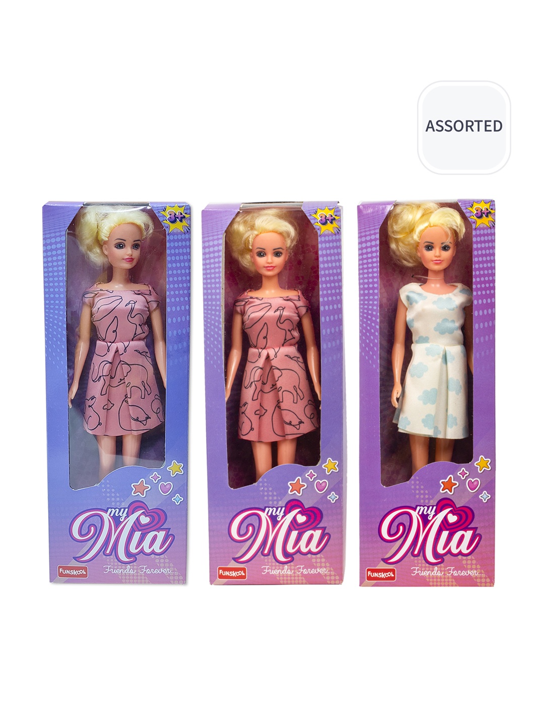

Funskool White & Blue My Mia Doll